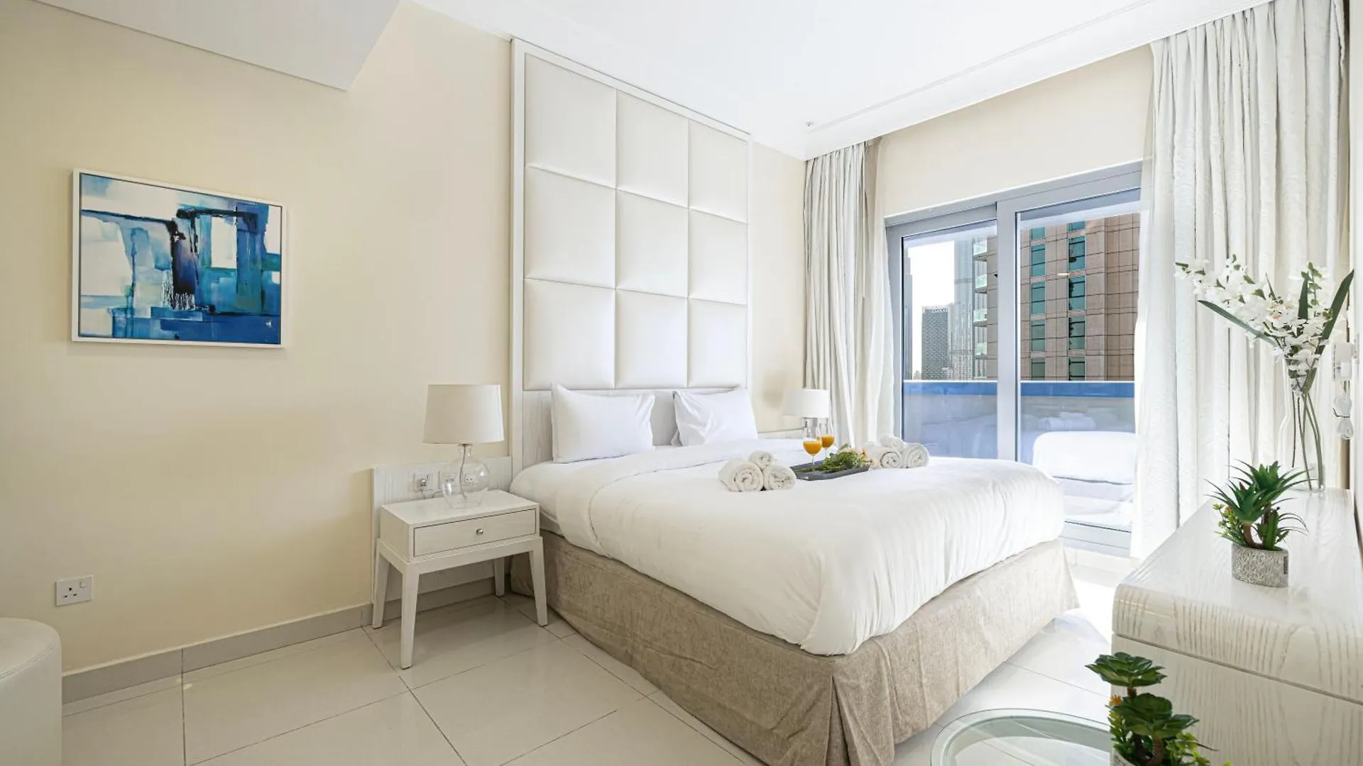 Elegant 3 Bedroom Apartment! 2 Minute Walk To Dubai Mall! Burj Khalifa And Fountain View! Apartmán