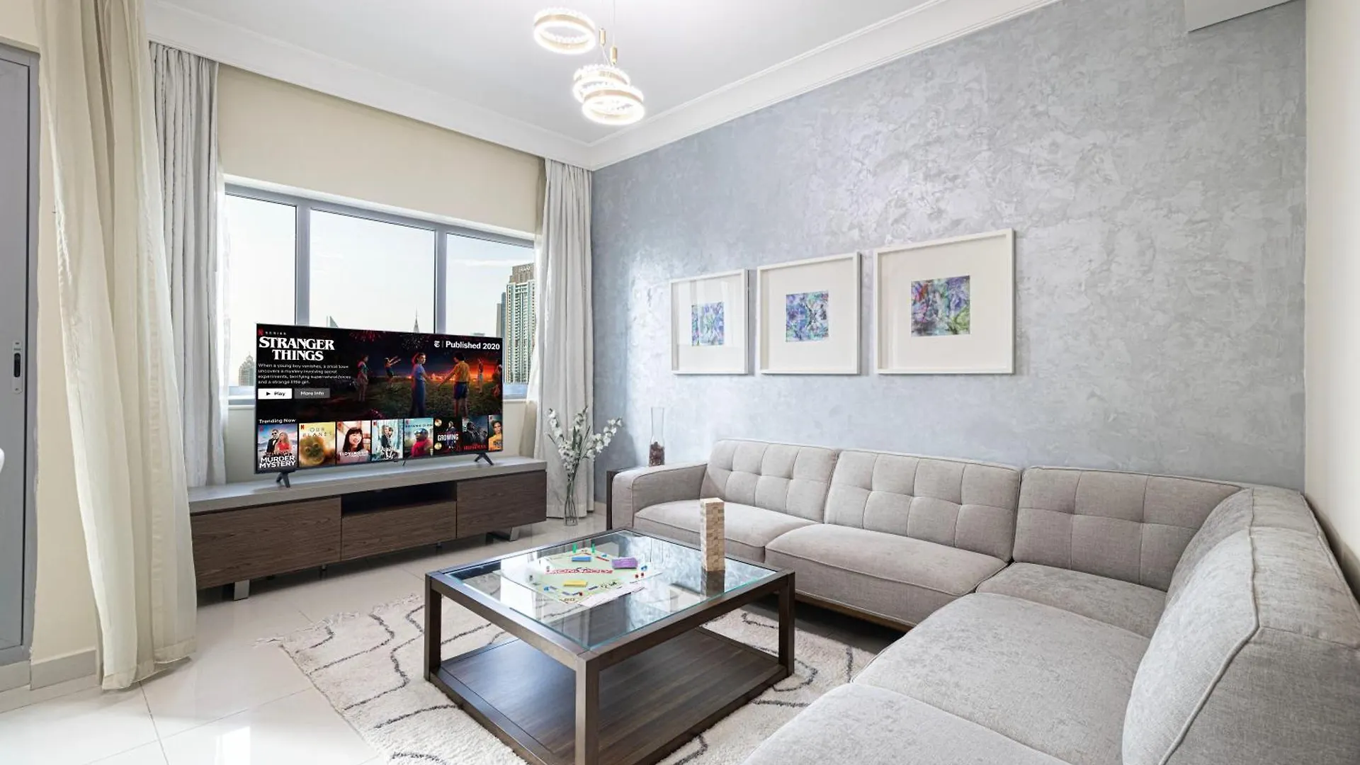 Apartmán Elegant 3 Bedroom Apartment! 2 Minute Walk To Dubai Mall! Burj Khalifa And Fountain View!